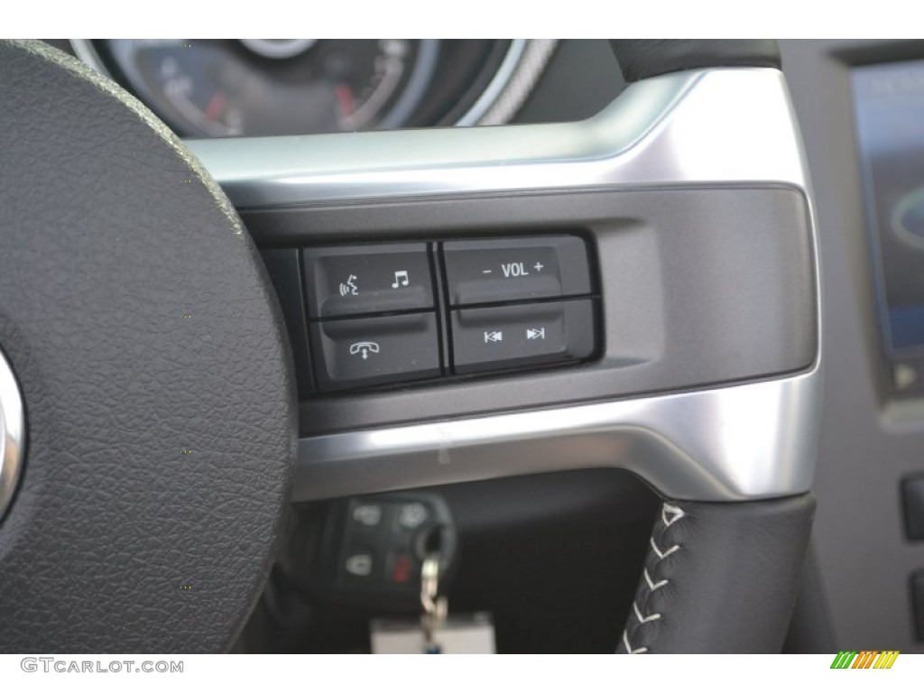 2013 Mustang GT Premium Convertible - Sterling Gray Metallic / Charcoal Black/Cashmere Accent photo #21