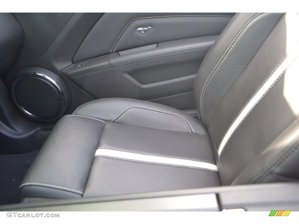 2013 Mustang GT Premium Convertible - Sterling Gray Metallic / Charcoal Black/Cashmere Accent photo #26