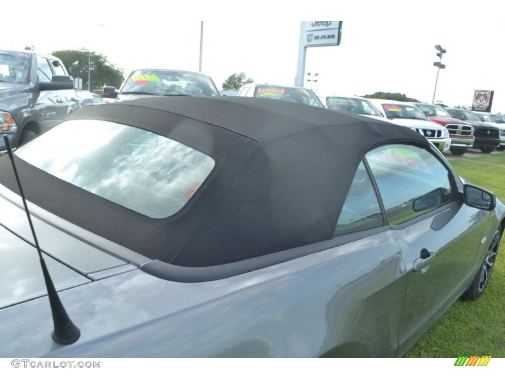 2013 Mustang GT Premium Convertible - Sterling Gray Metallic / Charcoal Black/Cashmere Accent photo #29