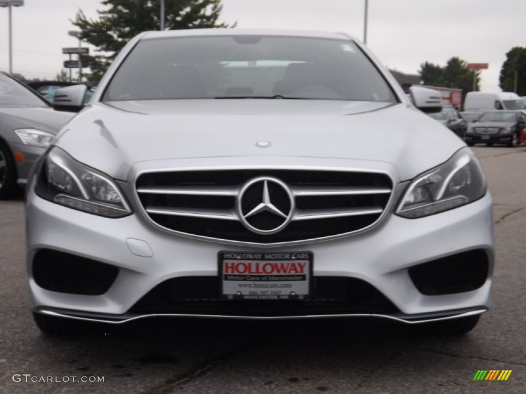 2014 E 350 4Matic Sport Sedan - Iridium Silver Metallic / Black photo #2