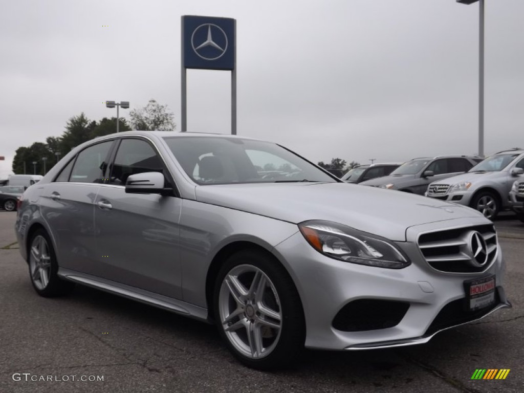2014 E 350 4Matic Sport Sedan - Iridium Silver Metallic / Black photo #3