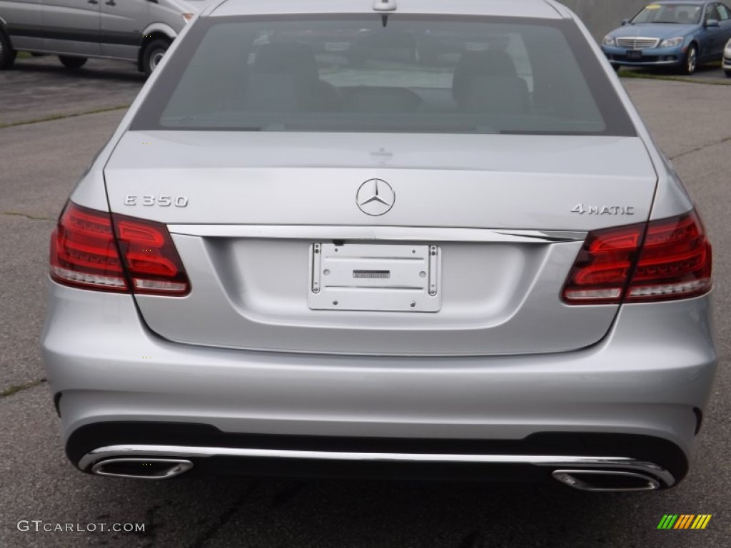 2014 E 350 4Matic Sport Sedan - Iridium Silver Metallic / Black photo #4