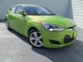 2012 Electrolyte Green Hyundai Veloster   photo #2