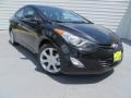 2013 Black Hyundai Elantra Limited  photo #2