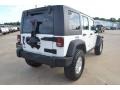 2008 Stone White Jeep Wrangler Unlimited Rubicon 4x4  photo #5