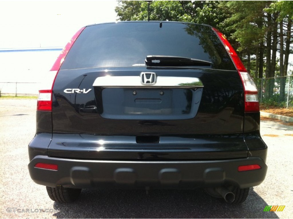 2008 CR-V EX 4WD - Nighthawk Black Pearl / Ivory photo #6