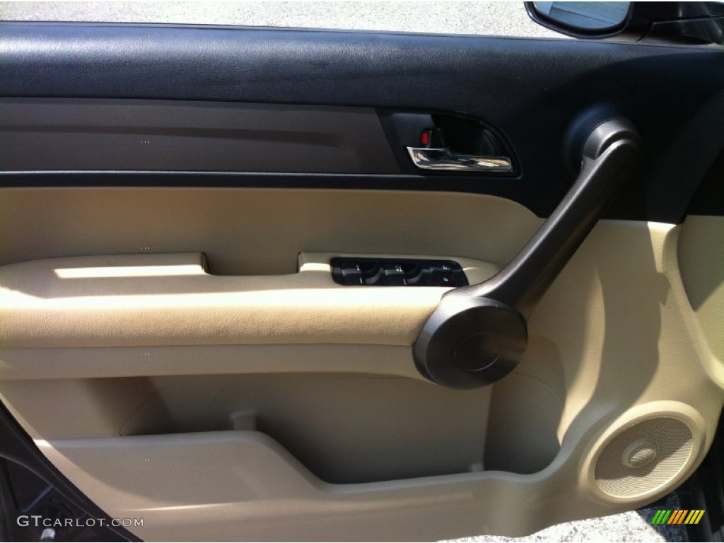 2008 CR-V EX 4WD - Nighthawk Black Pearl / Ivory photo #10