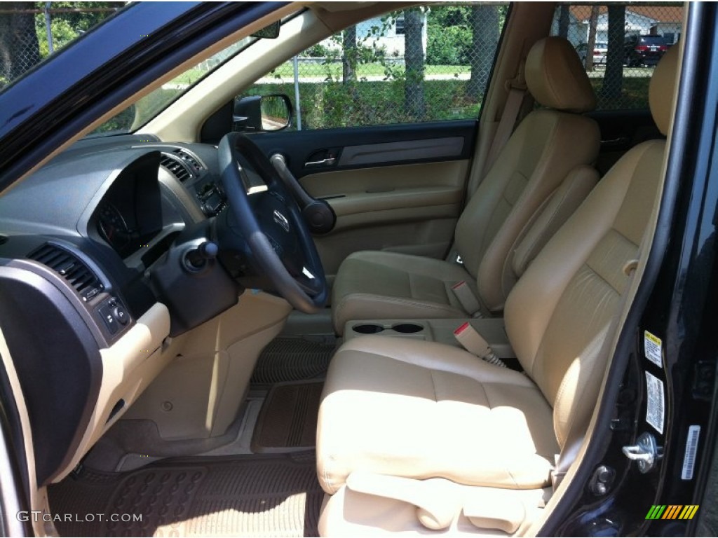 2008 CR-V EX 4WD - Nighthawk Black Pearl / Ivory photo #11