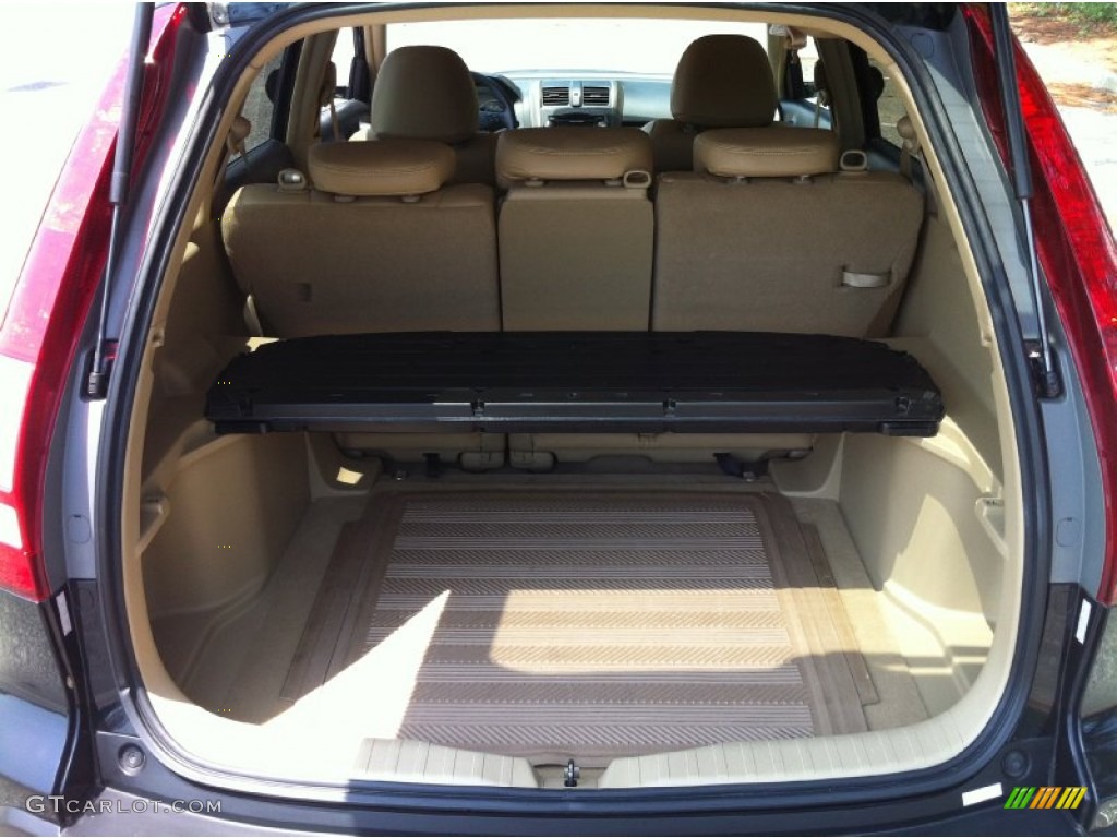 2008 CR-V EX 4WD - Nighthawk Black Pearl / Ivory photo #14