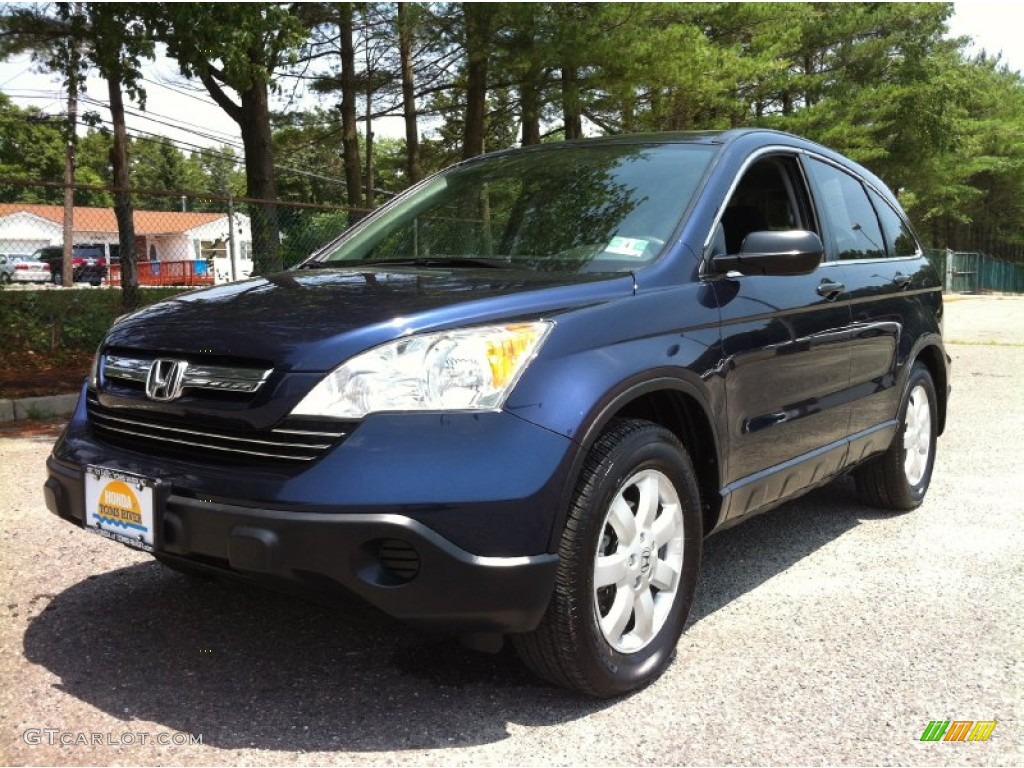 2007 CR-V EX 4WD - Royal Blue Pearl / Gray photo #1