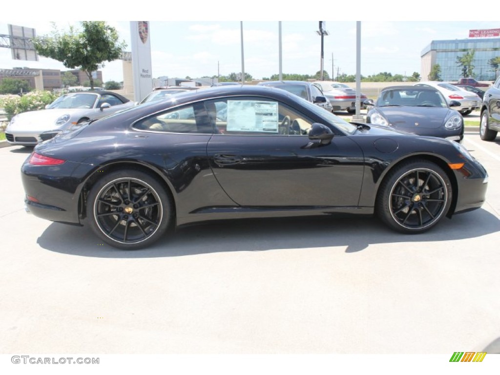 Basalt Black Metallic 2013 Porsche 911 Carrera Coupe Exterior Photo #82806358