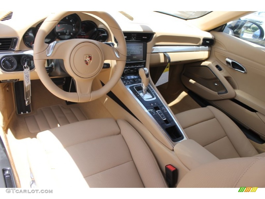Luxor Beige Interior 2013 Porsche 911 Carrera Coupe Photo #82806427