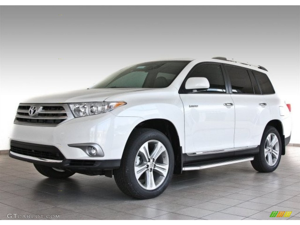 2013 Highlander Limited - Blizzard White Pearl / Sand Beige photo #1