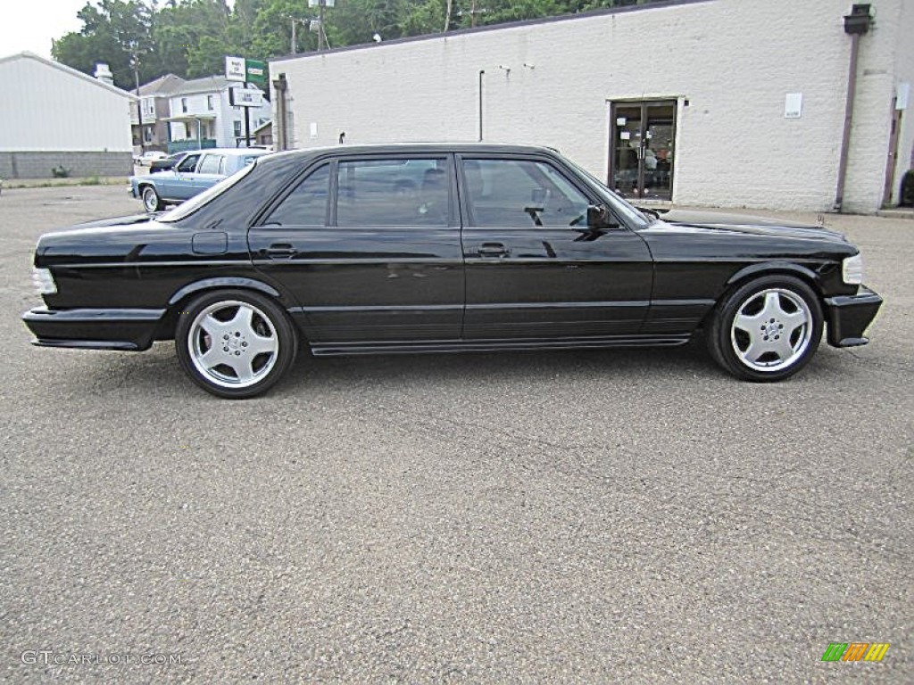 1982 S Class 500 SEL - Black / Terracotta photo #8