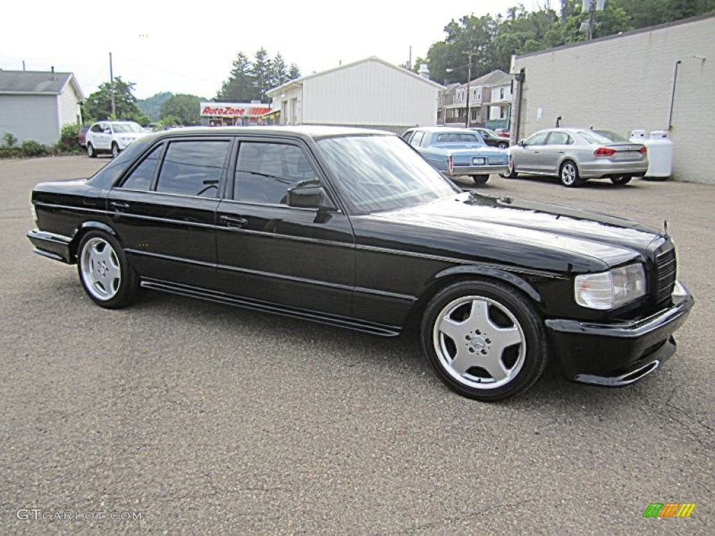1982 S Class 500 SEL - Black / Terracotta photo #9