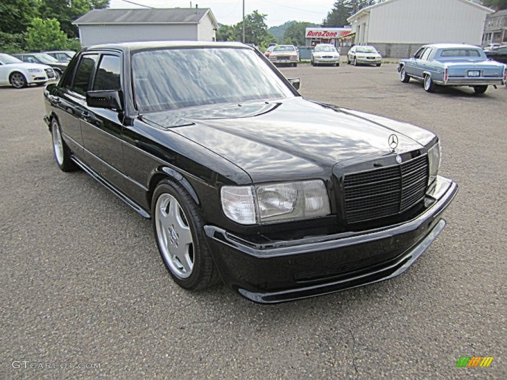 1982 S Class 500 SEL - Black / Terracotta photo #10