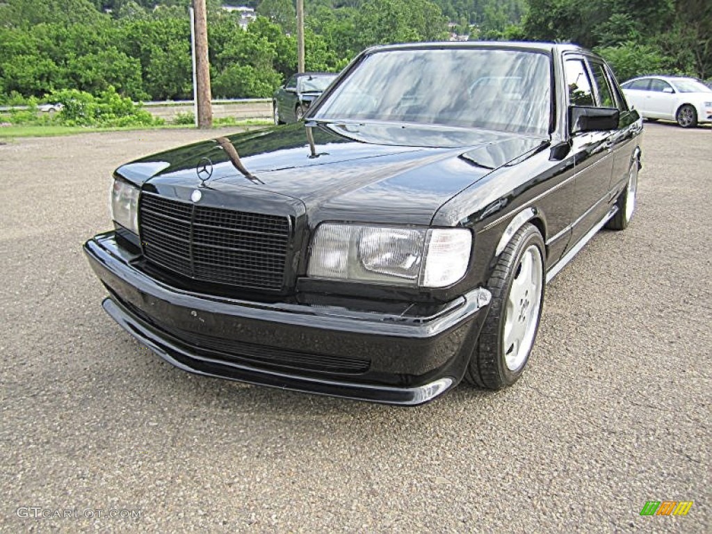 1982 S Class 500 SEL - Black / Terracotta photo #13