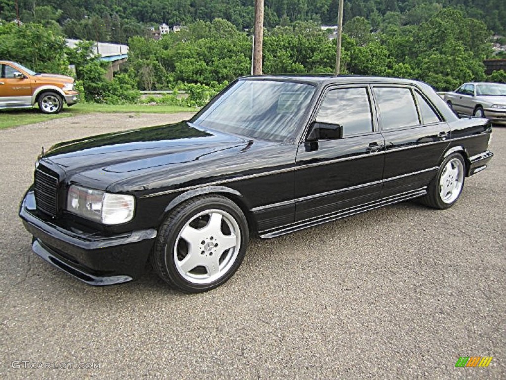 1982 S Class 500 SEL - Black / Terracotta photo #14