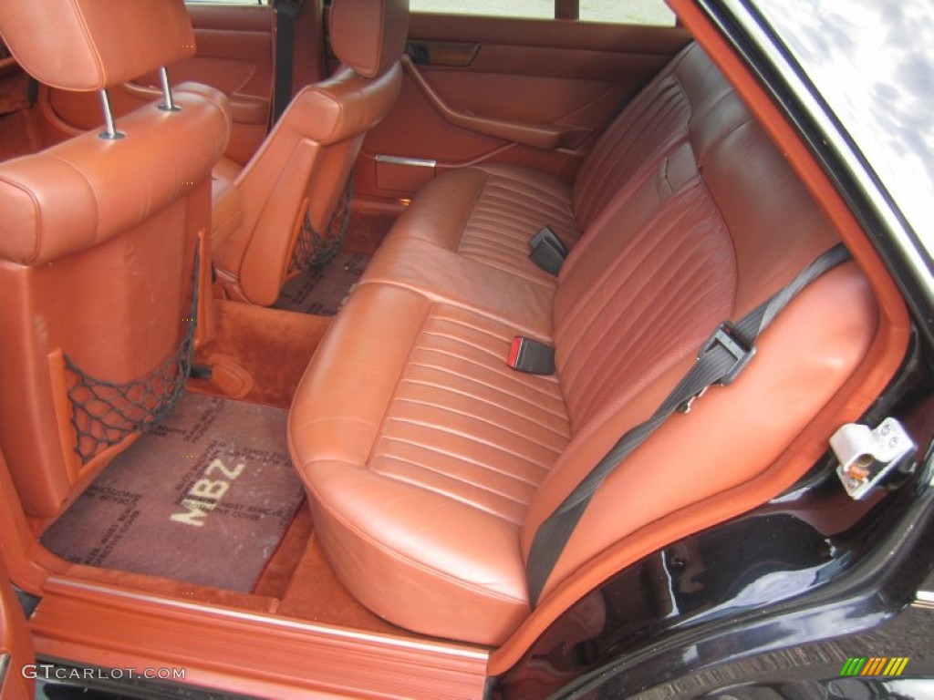 1982 S Class 500 SEL - Black / Terracotta photo #19
