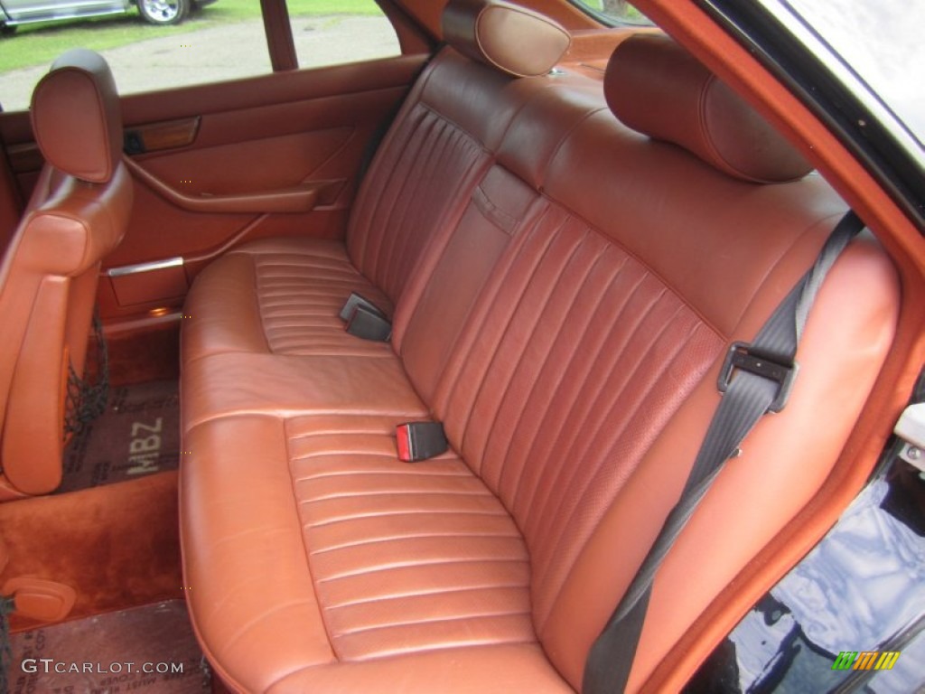 1982 S Class 500 SEL - Black / Terracotta photo #20