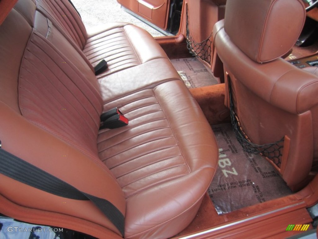 1982 S Class 500 SEL - Black / Terracotta photo #22