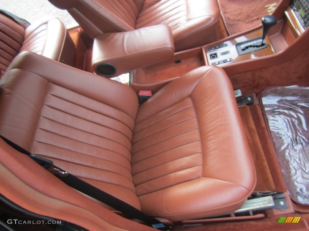 1982 S Class 500 SEL - Black / Terracotta photo #27