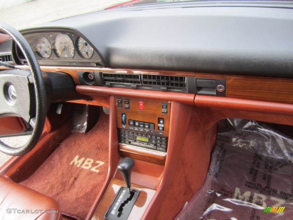 1982 S Class 500 SEL - Black / Terracotta photo #30