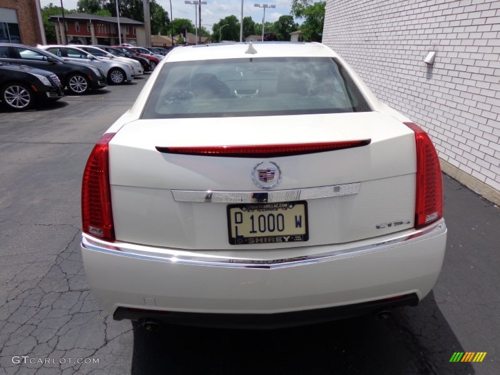 2009 CTS 4 AWD Sedan - White Diamond Tri-Coat / Ebony photo #5