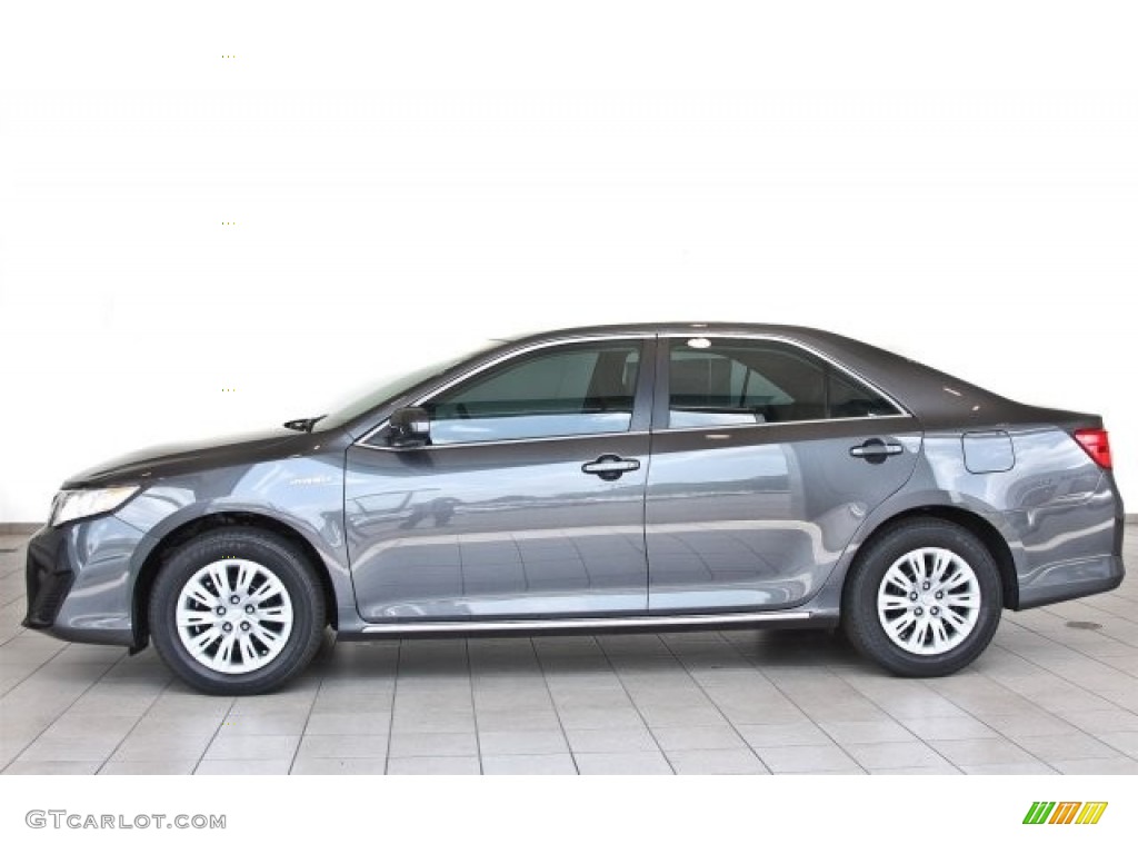 2013 Camry Hybrid LE - Magnetic Gray Metallic / Light Gray photo #2
