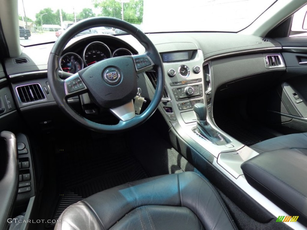 2009 CTS 4 AWD Sedan - White Diamond Tri-Coat / Ebony photo #11