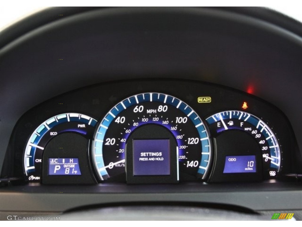 2013 Camry Hybrid LE - Magnetic Gray Metallic / Light Gray photo #10