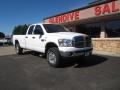 2008 Bright White Dodge Ram 2500 SLT Quad Cab 4x4  photo #2