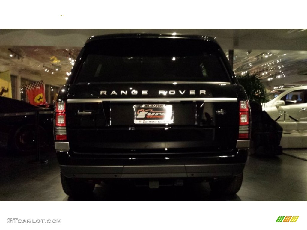 2013 Range Rover Supercharged LR V8 - Barolo Black Metallic / Ebony photo #8