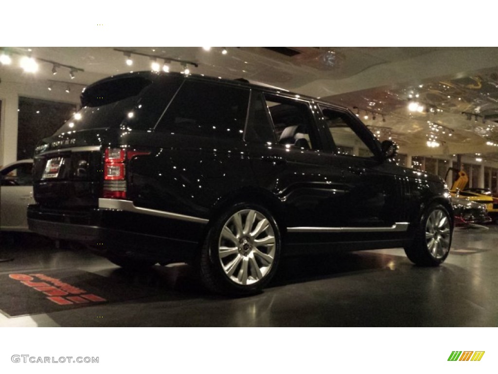 2013 Range Rover Supercharged LR V8 - Barolo Black Metallic / Ebony photo #10