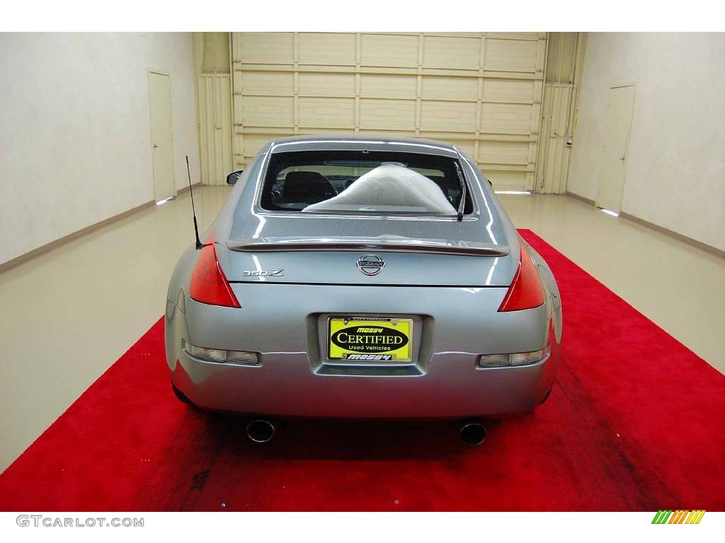 2006 350Z Grand Touring Coupe - Silverstone Metallic / Carbon Black photo #5