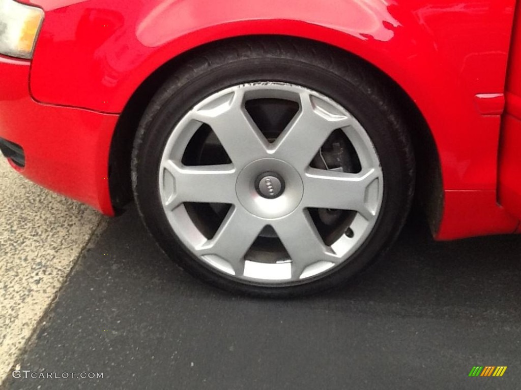 2005 S4 4.2 quattro Cabriolet - Brilliant Red / Ebony photo #5