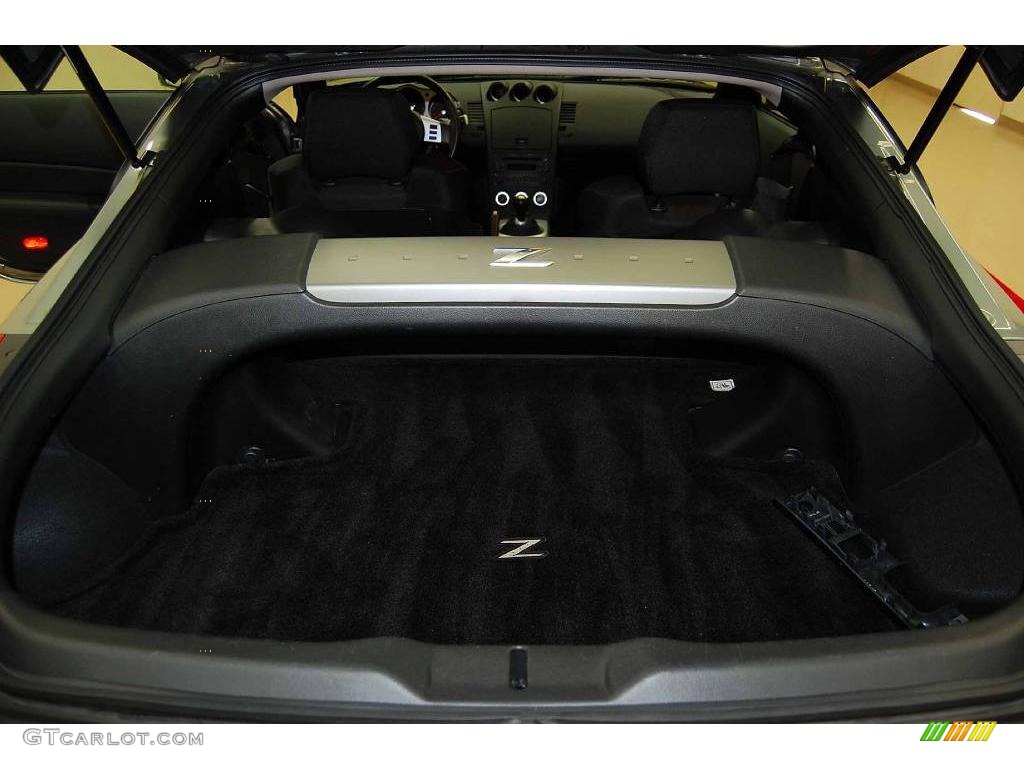 2006 350Z Grand Touring Coupe - Silverstone Metallic / Carbon Black photo #19