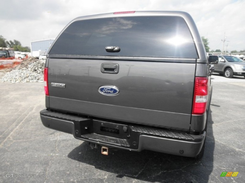 2005 F150 FX4 SuperCrew 4x4 - Dark Shadow Grey Metallic / Black photo #29