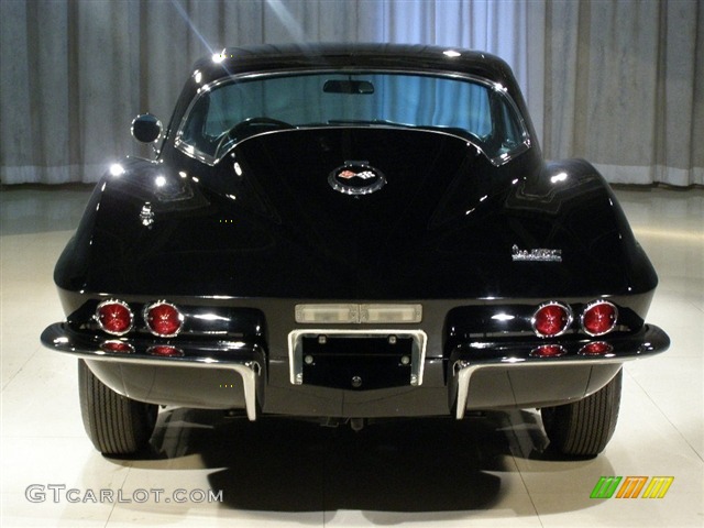 1967 Chevrolet Corvette Coupe 1967 Chevrolet Corvette Stingray, Black / Black, Rear Photo #82812