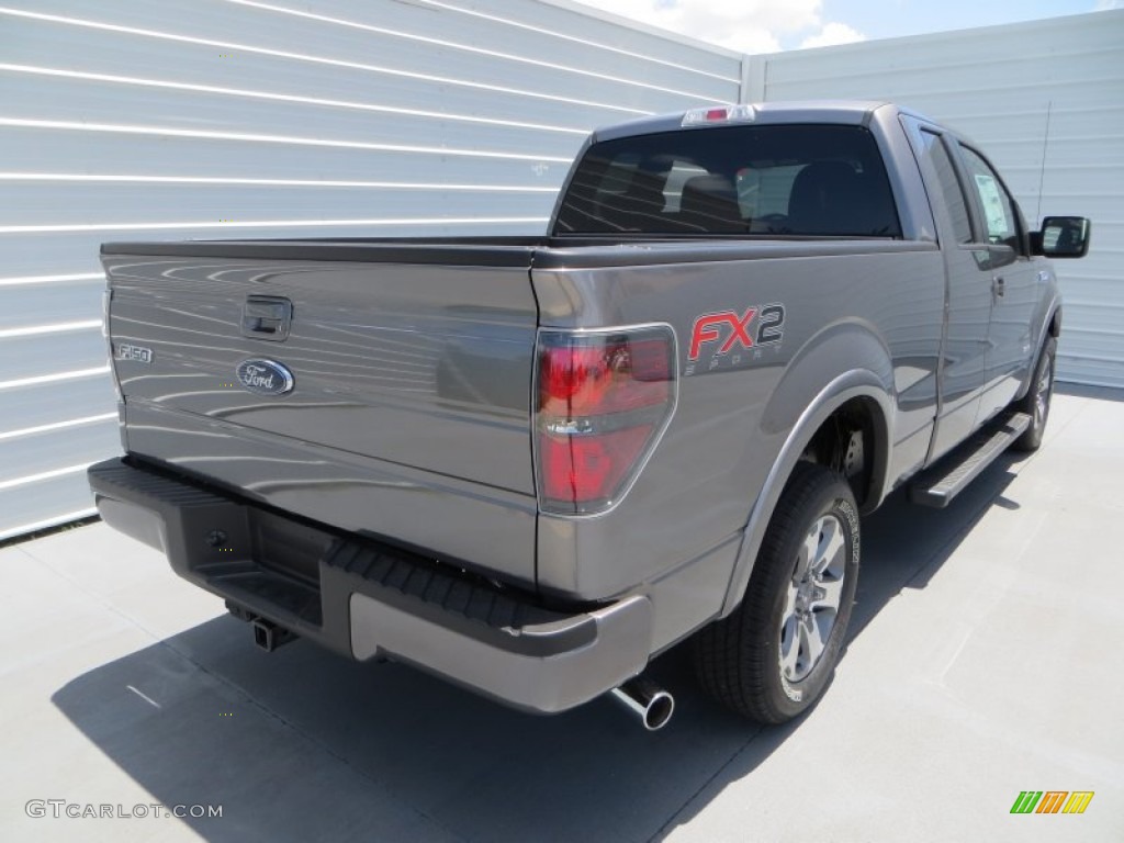 2013 F150 FX2 SuperCab - Sterling Gray Metallic / Black photo #4