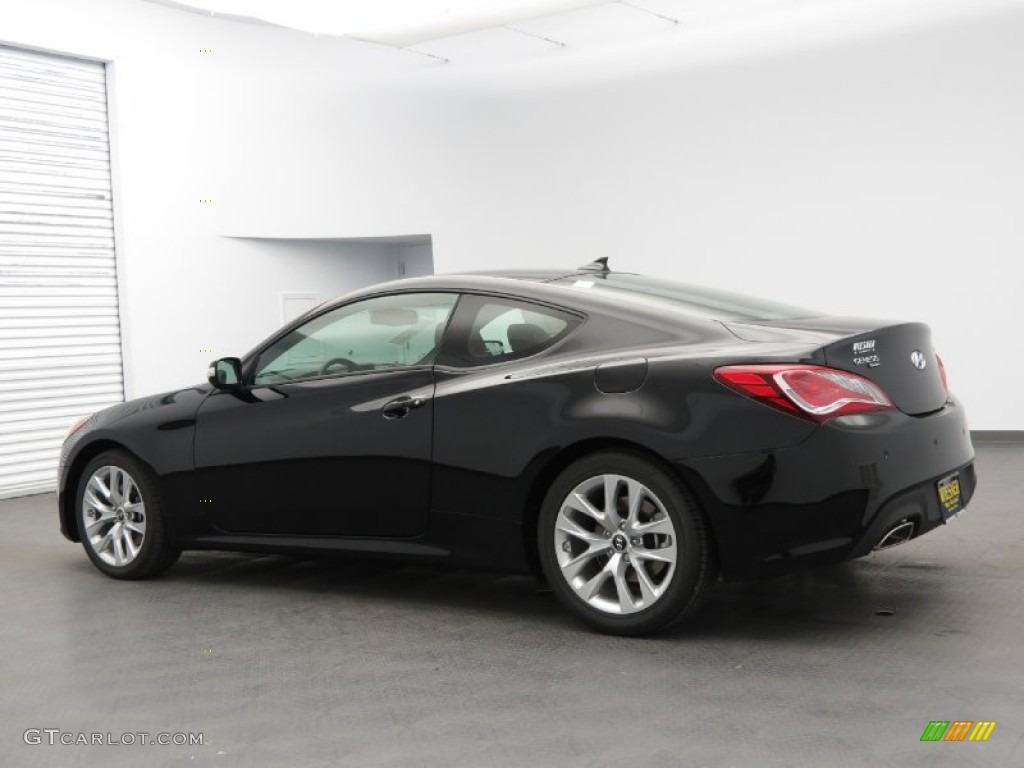 2013 Genesis Coupe 3.8 Grand Touring - Black Noir Pearl / Tan Leather photo #3