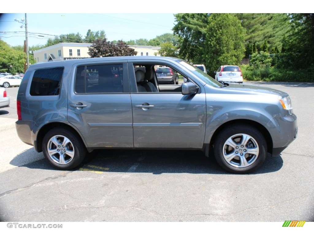 Polished Metal Metallic 2012 Honda Pilot EX-L 4WD Exterior Photo #82813323