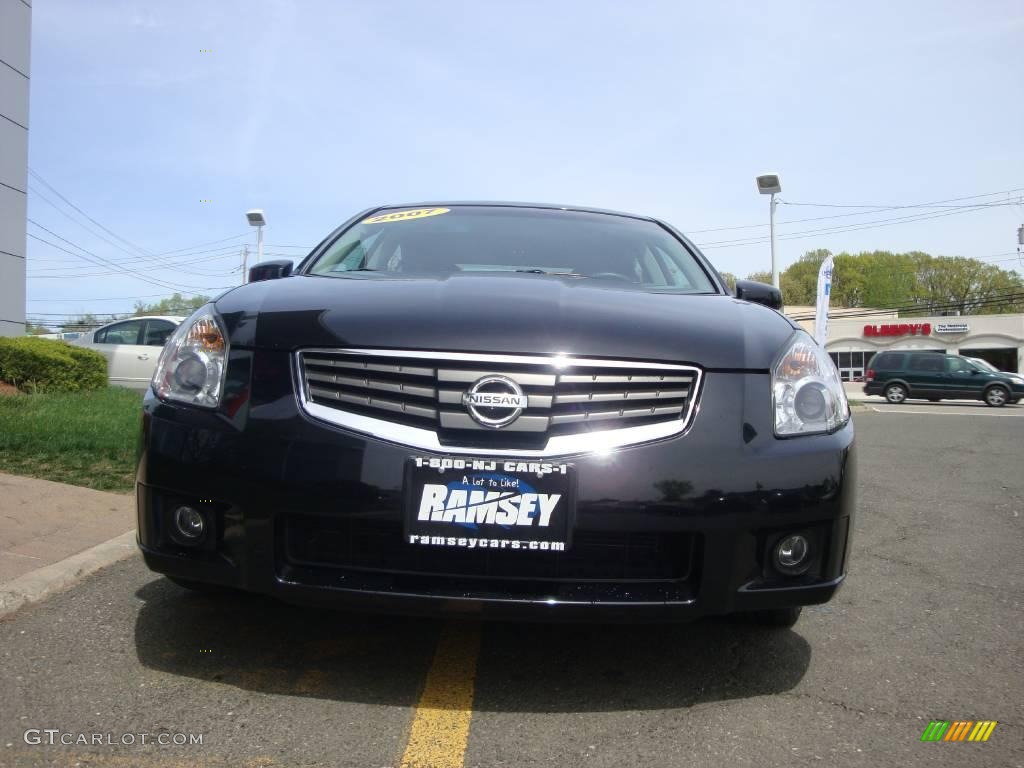 2007 Maxima 3.5 SE - Super Black / Charcoal photo #1