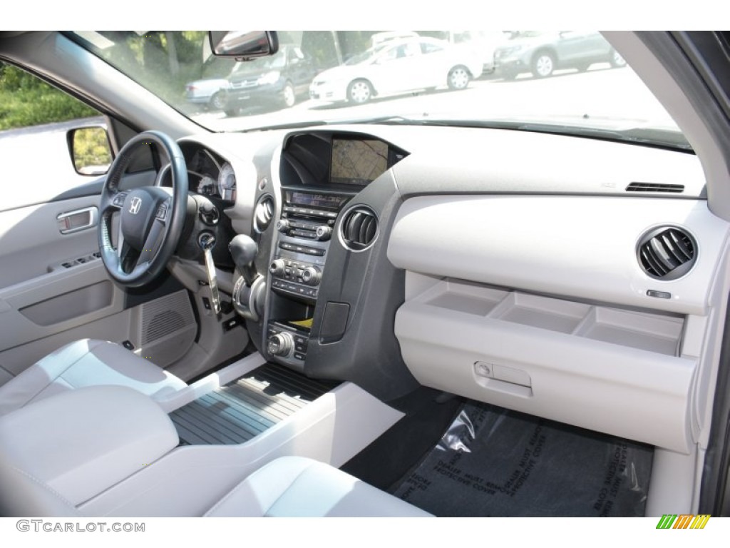 2012 Honda Pilot EX-L 4WD Gray Dashboard Photo #82813542