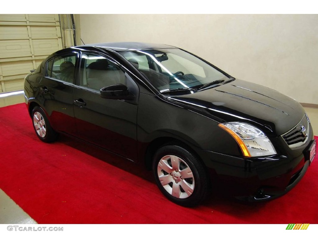 2012 Sentra 2.0 - Super Black / Charcoal photo #1