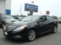 2011 Midnight Black Hyundai Sonata SE  photo #1