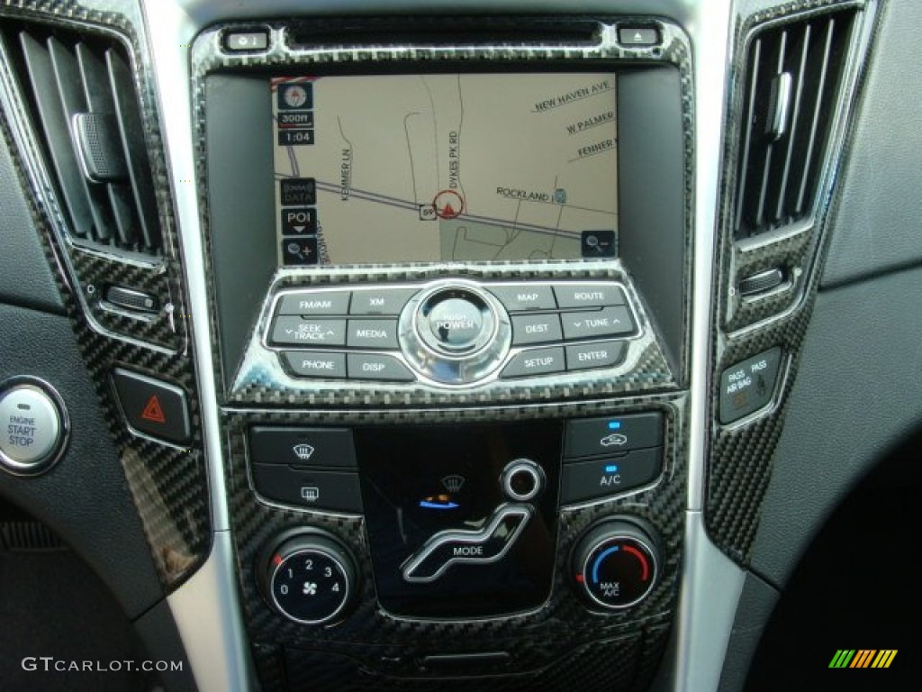 2011 Sonata SE - Midnight Black / Black photo #18