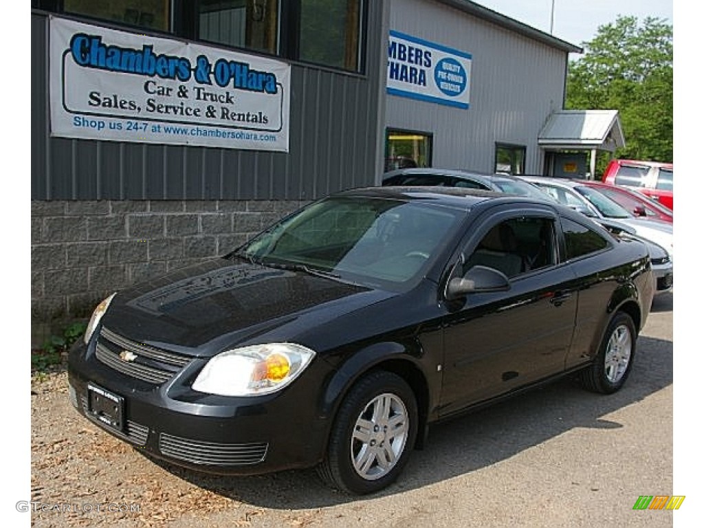 2007 Cobalt LT Coupe - Black / Gray photo #1