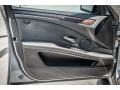 2008 BMW 5 Series Black Interior Door Panel Photo