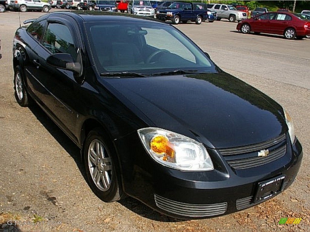 2007 Cobalt LT Coupe - Black / Gray photo #10